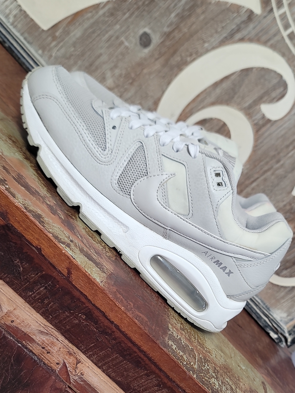 Nike Wmns Air Max Command "Light Bone/White" Wmns 9.5 Good Condition - Picture 10 of 12